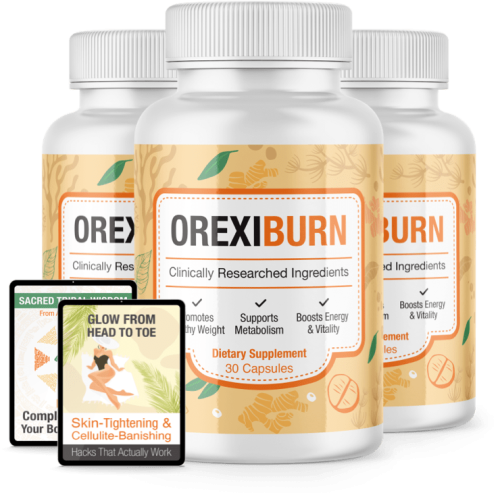OrexiBurn - 3 Bottles + 2  Ebooks