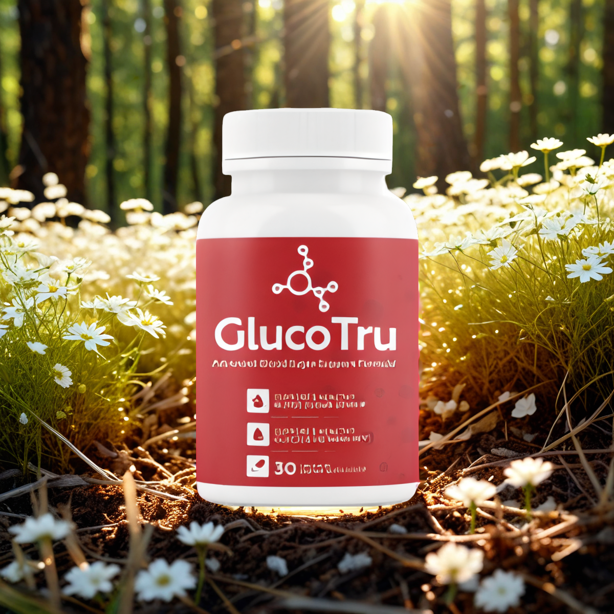 GlucoTru - 1 Bottle - Exclusive Limited Time Discount