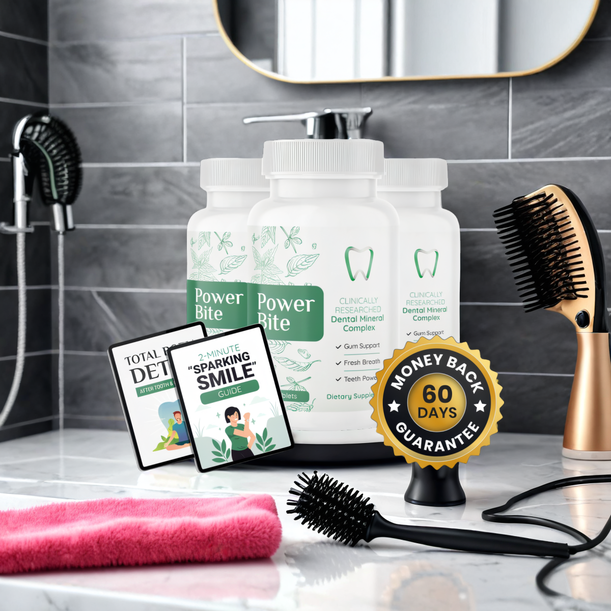 Power Bite - 3 Bottles + 2  Ebooks