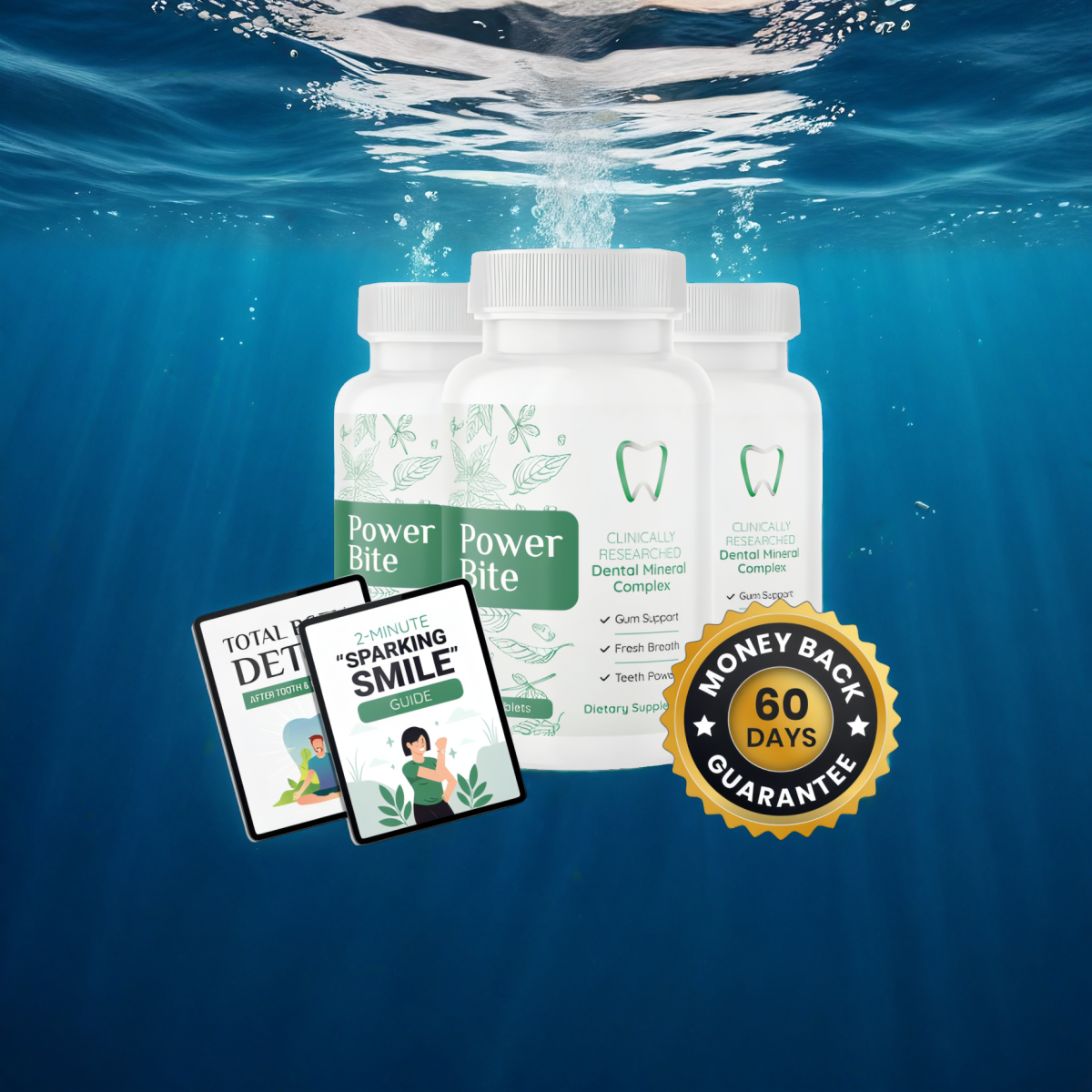 Power Bite - 3 Bottles + 2  Ebooks